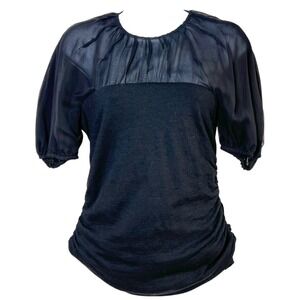 Development Soft Wool Mesh Ruched‎ Top Size S Whimsigoth Regency Romantic Fairy